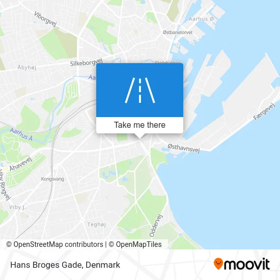 Hans Broges Gade map