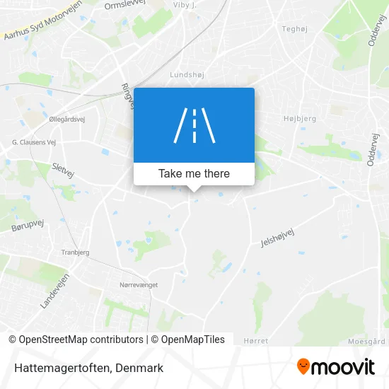 Hattemagertoften map