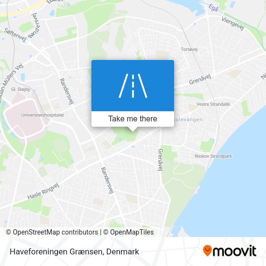 Haveforeningen Grænsen map