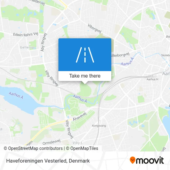 Haveforeningen Vesterled map