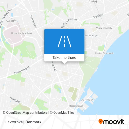 Havtornvej map