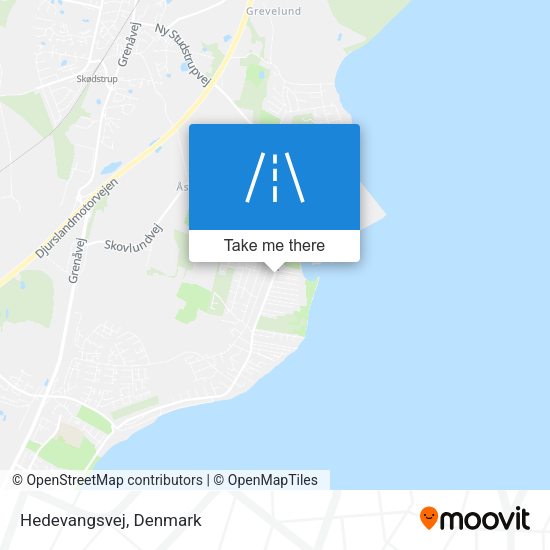 Hedevangsvej map