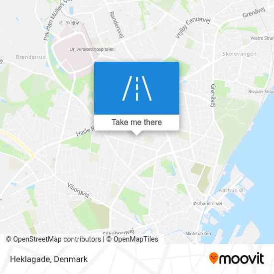 Heklagade map