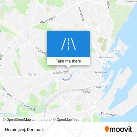 Herningvej map