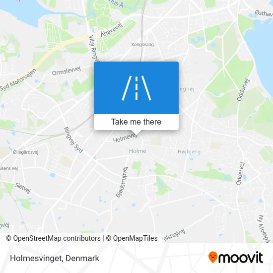 Holmesvinget map