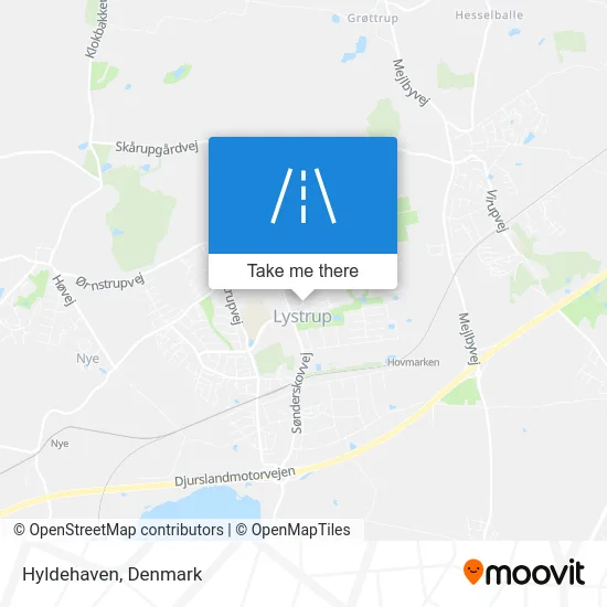 Hyldehaven map