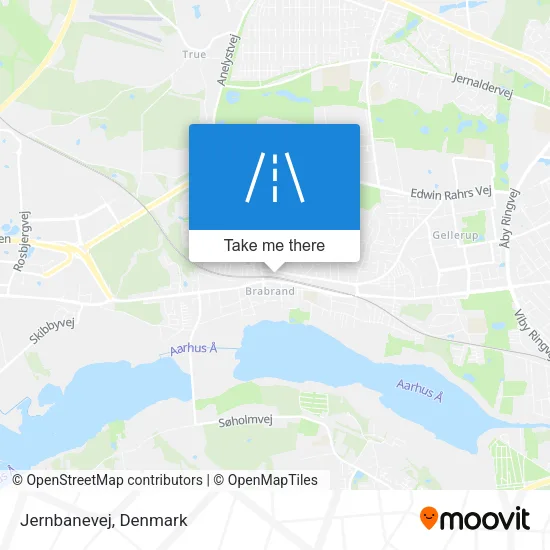 Jernbanevej map