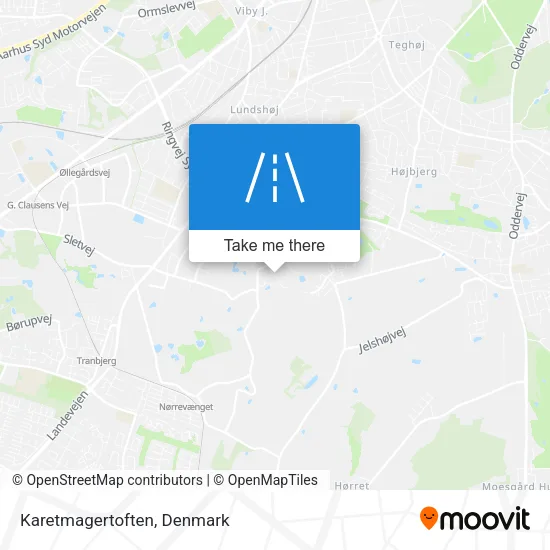 Karetmagertoften map