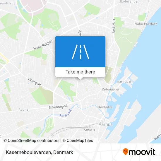 Kaserneboulevarden map