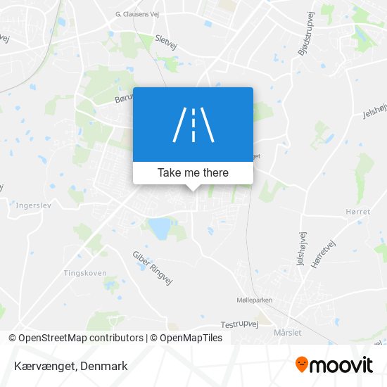 Kærvænget map