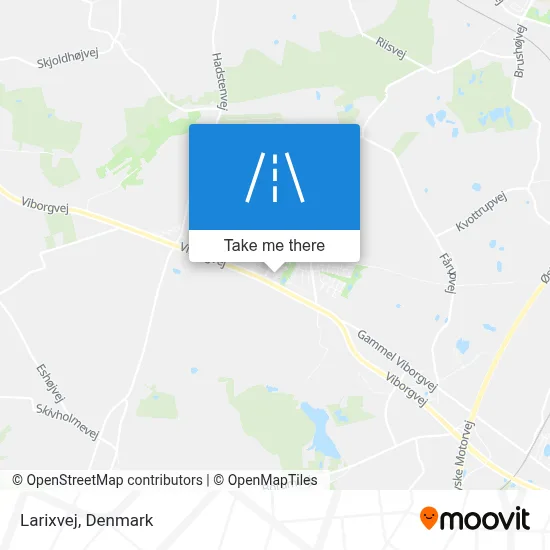 Larixvej map