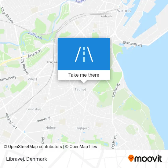 Libravej map