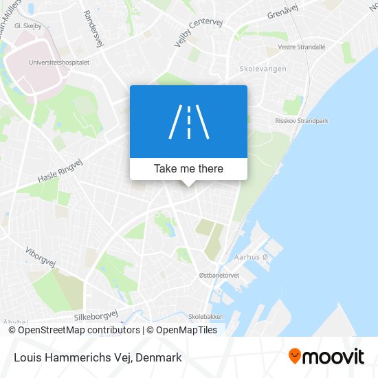 Louis Hammerichs Vej map