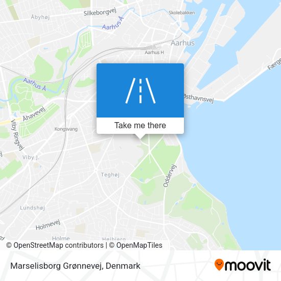 Marselisborg Grønnevej map