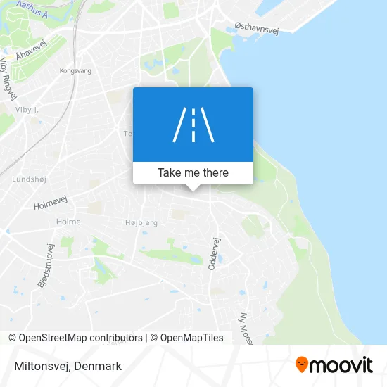 Miltonsvej map