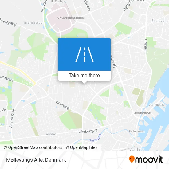 Møllevangs Alle map