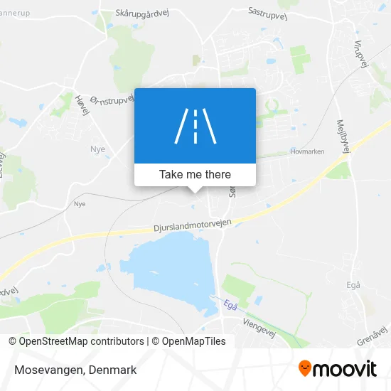 Mosevangen map