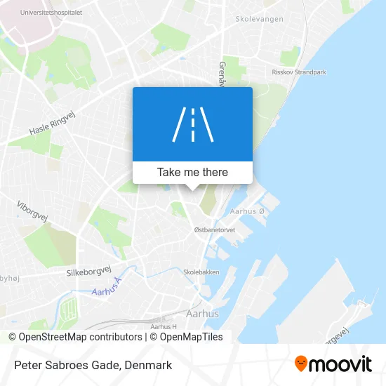 Peter Sabroes Gade map