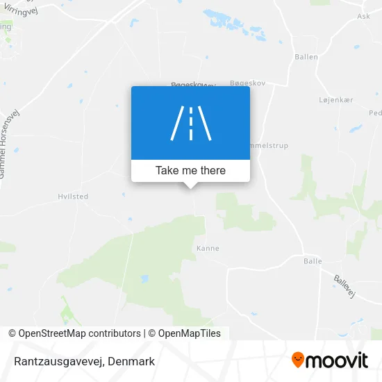 Rantzausgavevej map