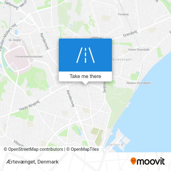 Ærtevænget map