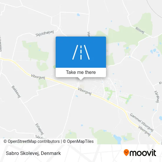 Sabro Skolevej map