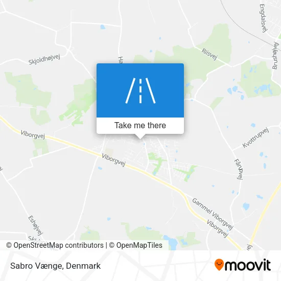 Sabro Vænge map