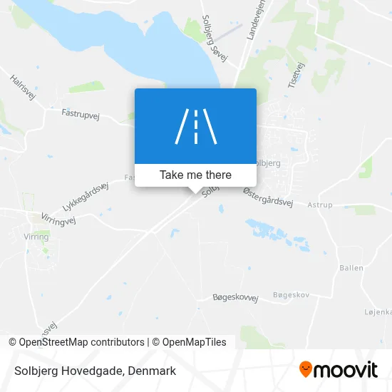 Solbjerg Hovedgade map