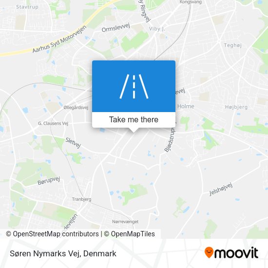 Søren Nymarks Vej map