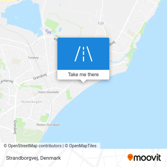 Strandborgvej map