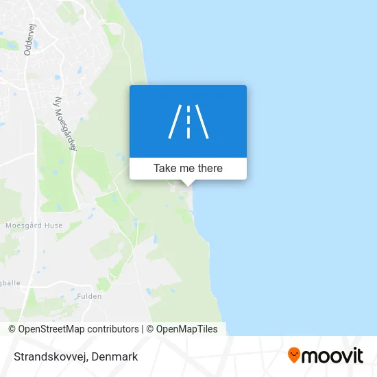Strandskovvej map