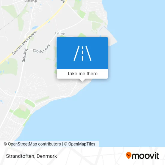 Strandtoften map