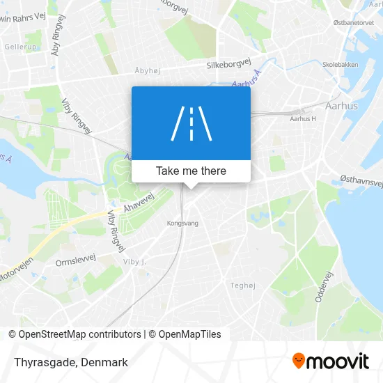 Thyrasgade map