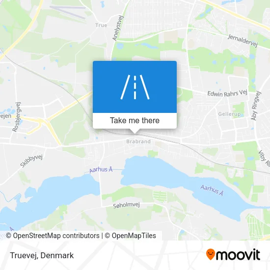 Truevej map