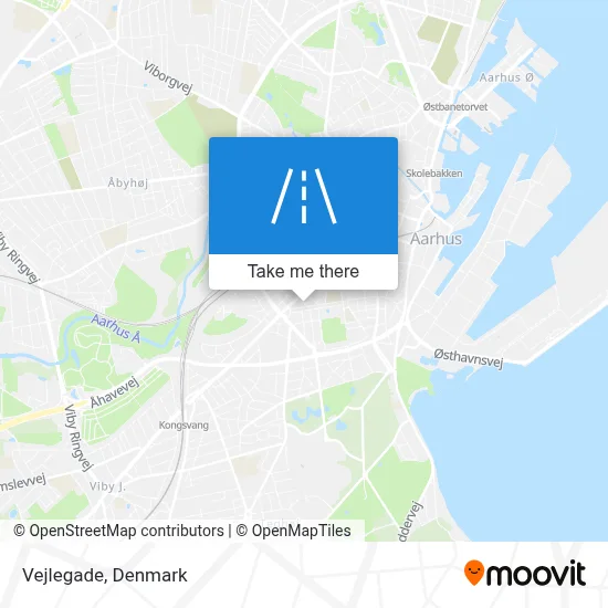 Vejlegade map