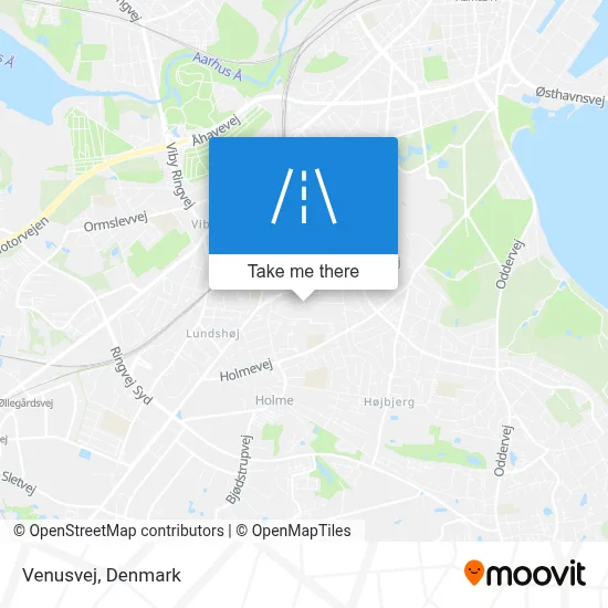 Venusvej map