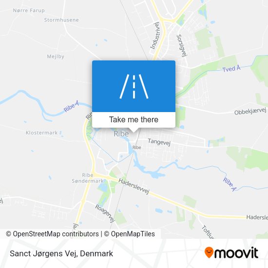 Sanct Jørgens Vej map