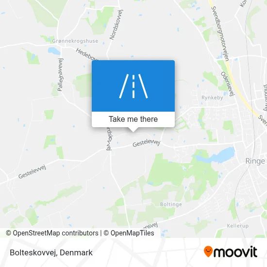 Bolteskovvej map