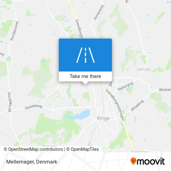 Mellemager map