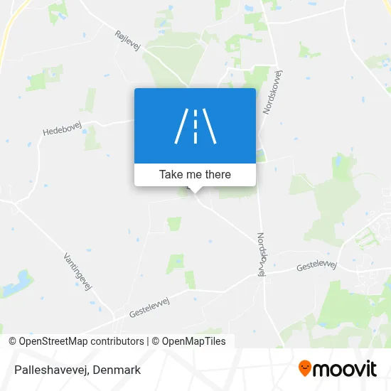 Palleshavevej map