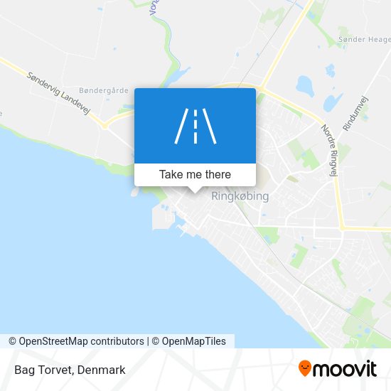 Bag Torvet map