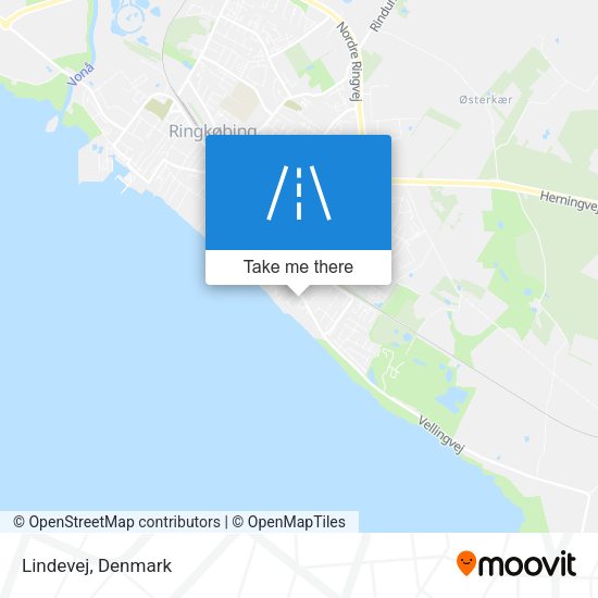 Lindevej map