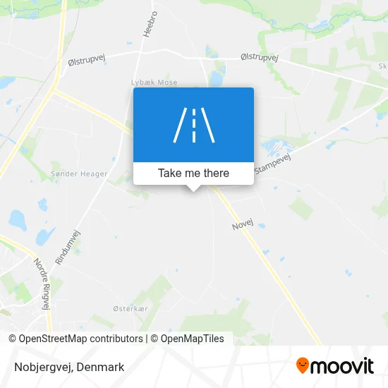 Nobjergvej map