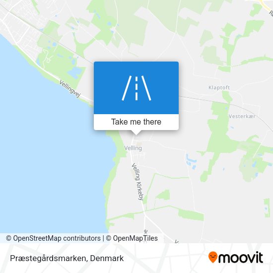 Præstegårdsmarken map