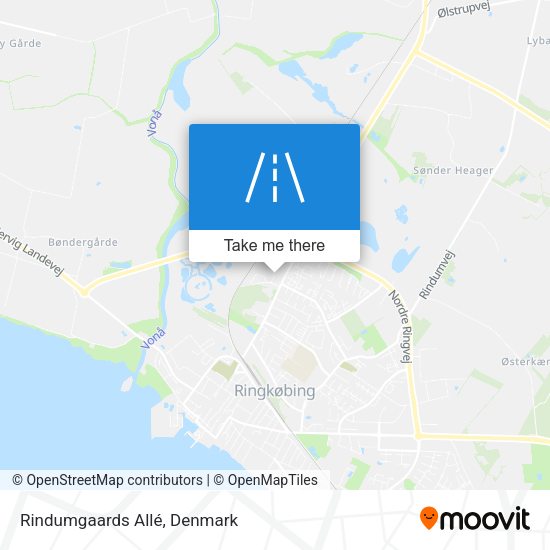 Rindumgaards Allé map