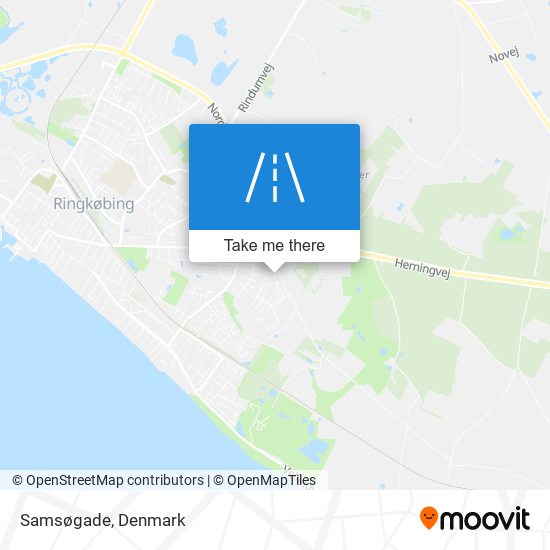 Samsøgade map