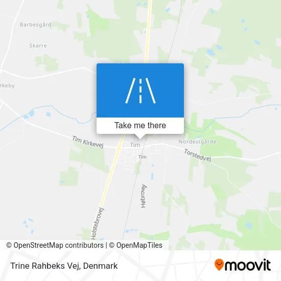 Trine Rahbeks Vej map