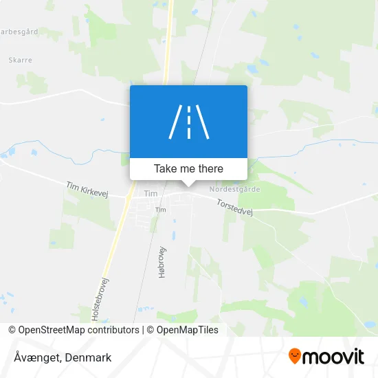 Åvænget map