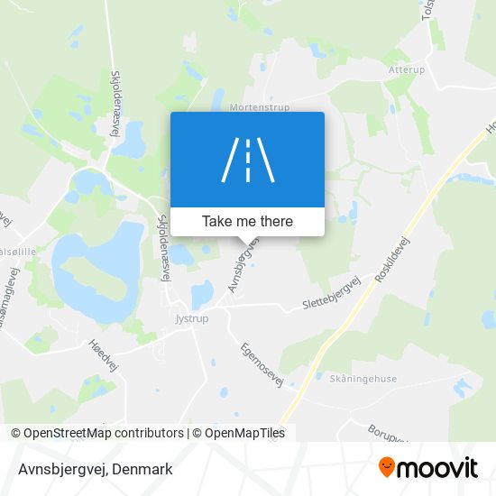 Avnsbjergvej map