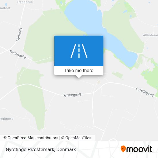 Gyrstinge Præstemark map