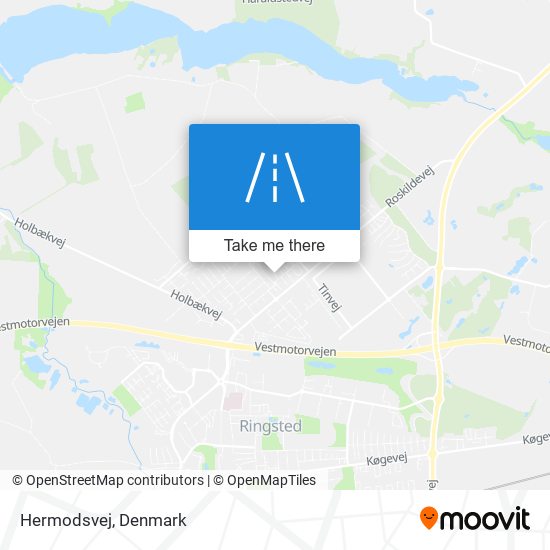 Hermodsvej map